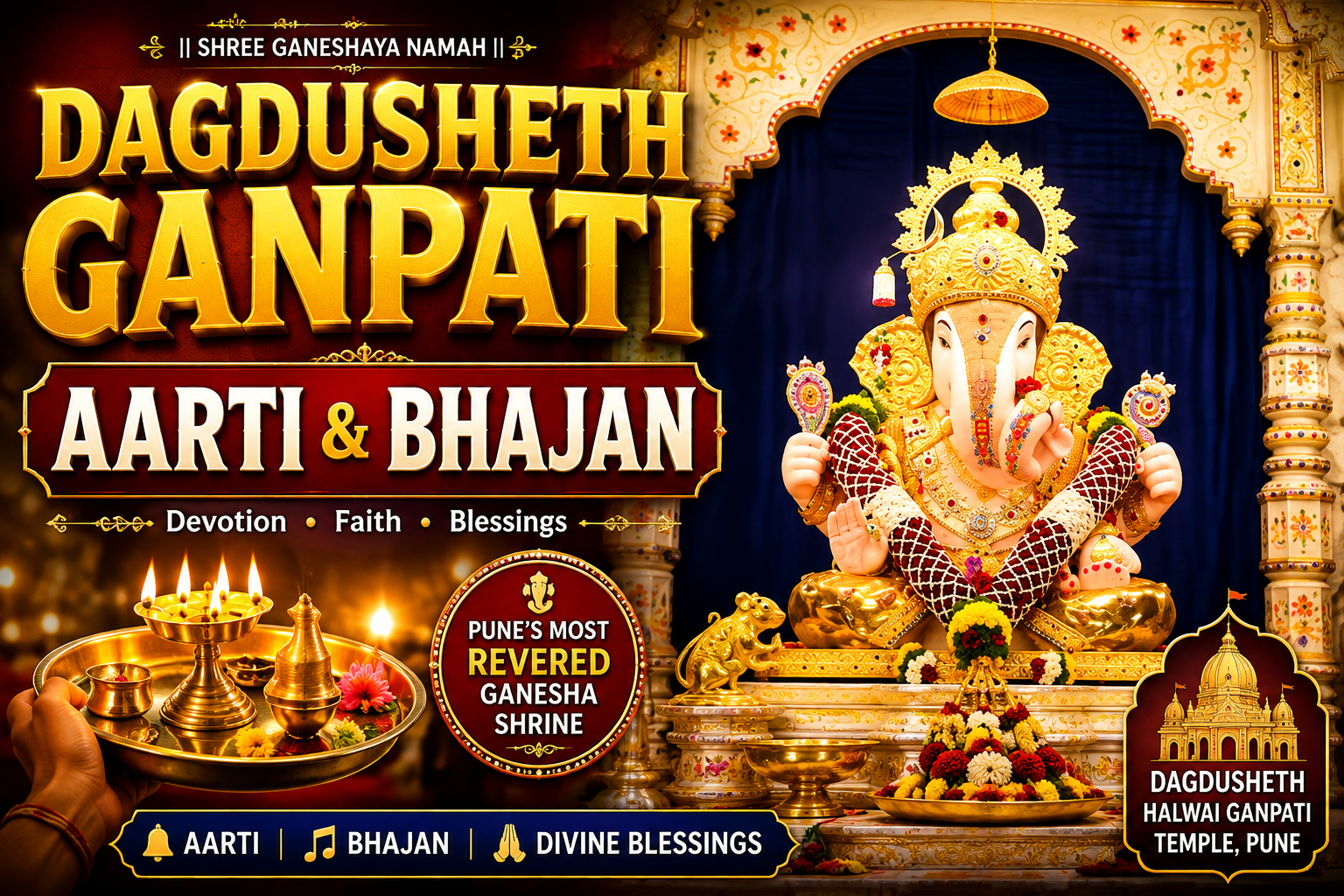 Dagdusheth Halwai Ganpati: A Devotional Journey to Pune's Beloved Lord Ganesha